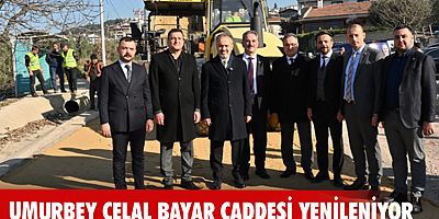 Umurbey Celal Bayar Caddesi yenileniyor