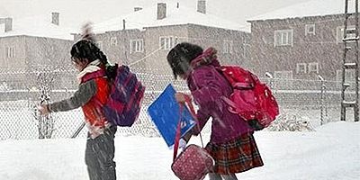 Van'da taşımalı eğitime kar engeli