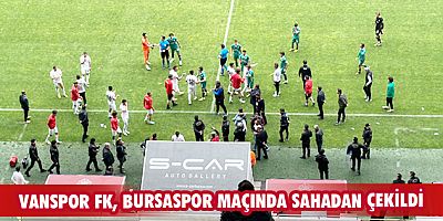 Vanspor FK, Bursaspor ma?nda sahadan ekildi