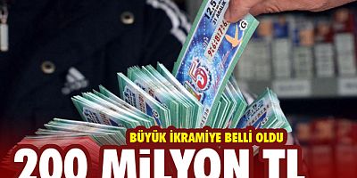 Yılbaşı büyük ikramiyesi belli oldu