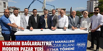 Yıldırım Bağlaraltı'na modern pazar yeri