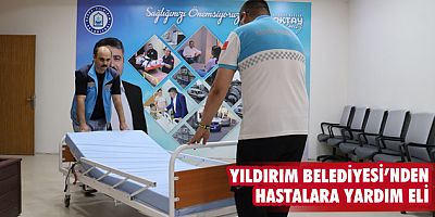 Yıldırım Belediyesi’nden hastalara yardım eli