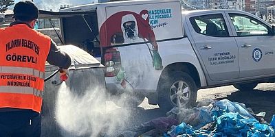 Yıldırım’dan afet bölgesine ilaçlama desteği