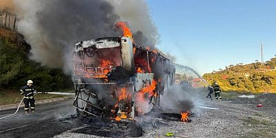 Yolcular son anda kurtuldu