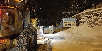 Yollarda kar mesaisi