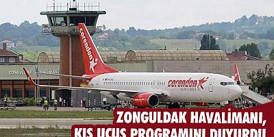 Zonguldak Havalimanı, kış uçuş programını duyurdu