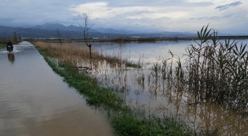 Tarım arazileri göle döndü