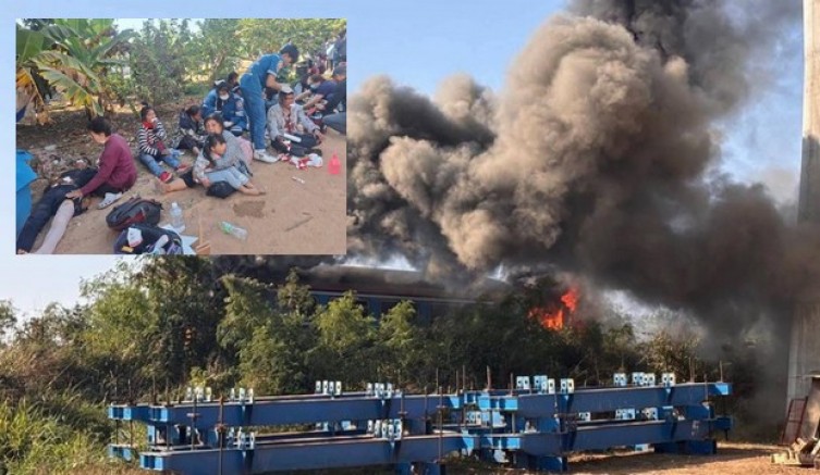 Treninin üzerine vinç devrildi: 22 ölü, 55 yaralı