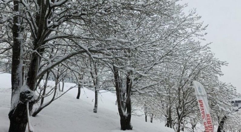 Uludağ’da kış geri döndü