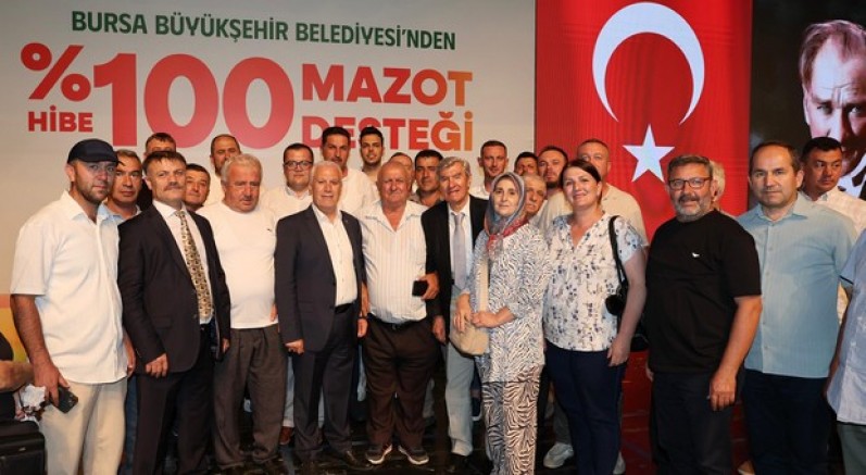 Üreten Bursa’ya Büyükşehir’den tam destek