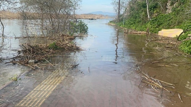 Yaren leyleğin köyü de göl sularından etkilendi