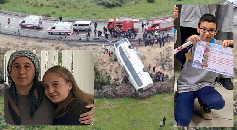 Yarıyıl tatilinden dönüşten kaza yaptılar