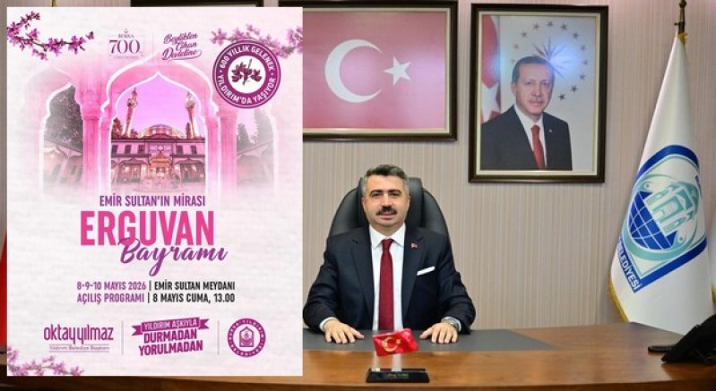 Yıldırım'da Erguvan Bayramı coşkusu başlıyor