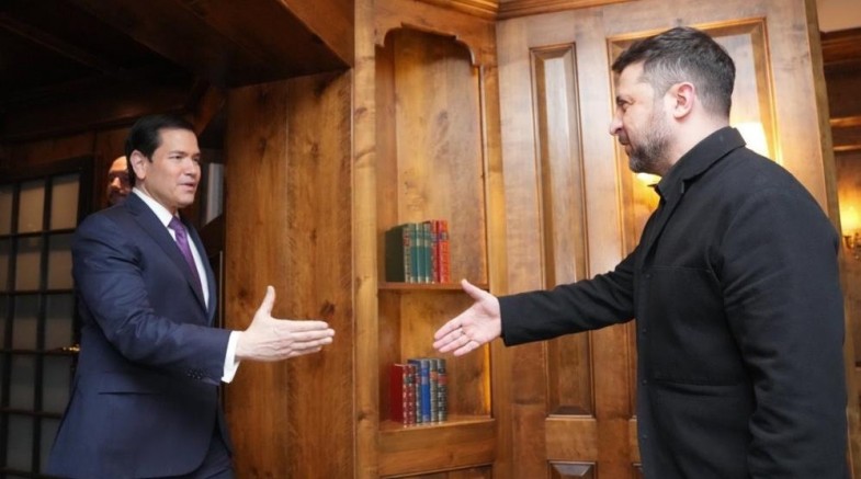 Zelenskiy ABD Dışişleri Bakanı Rubio ile bir araya geldi