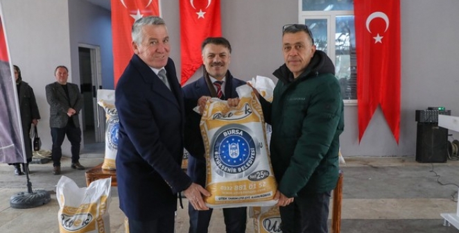 Üreticiye fidan ve tohum desteği