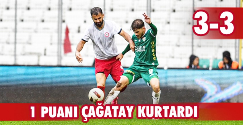 1 PUANI ÇAĞATAY KURTARDI