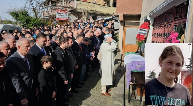 14 yaşındaki Çağla toprağa verildi