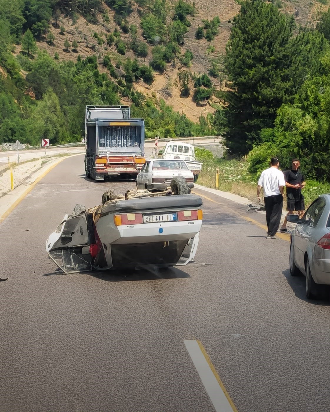 Kastamonu’da iki otomobil çarpıştı: 3 yaralı