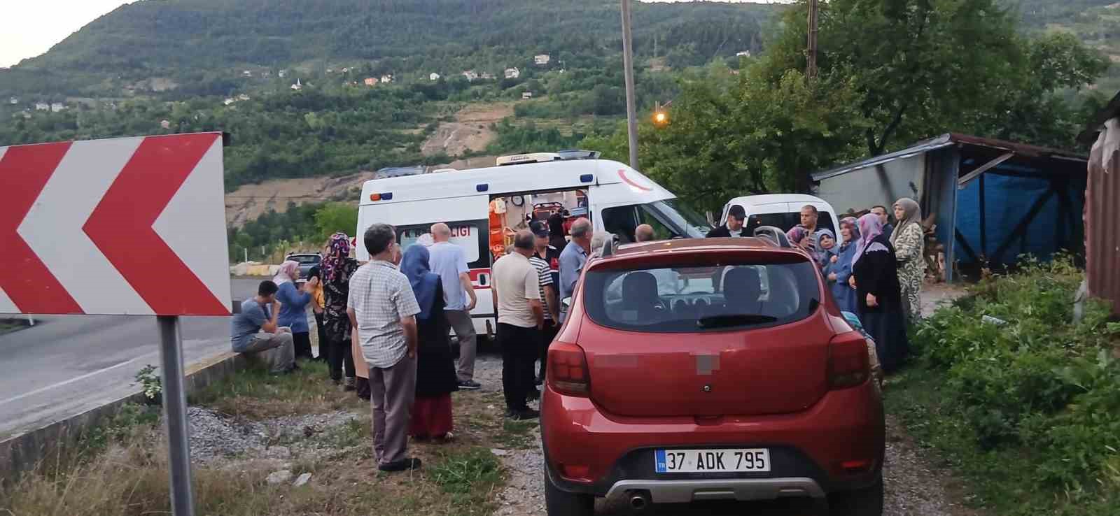 Freni tutmayan araç, anne ile iki çocuğuna çarptı