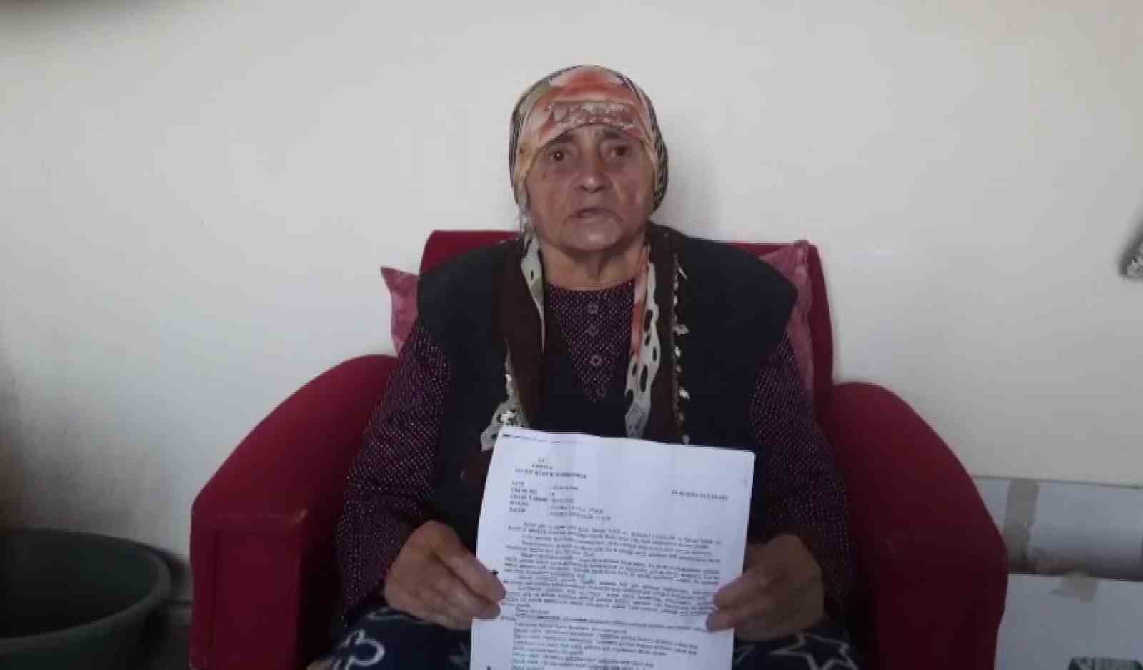 90 yaşındaki anneye, oğlundan icra şoku