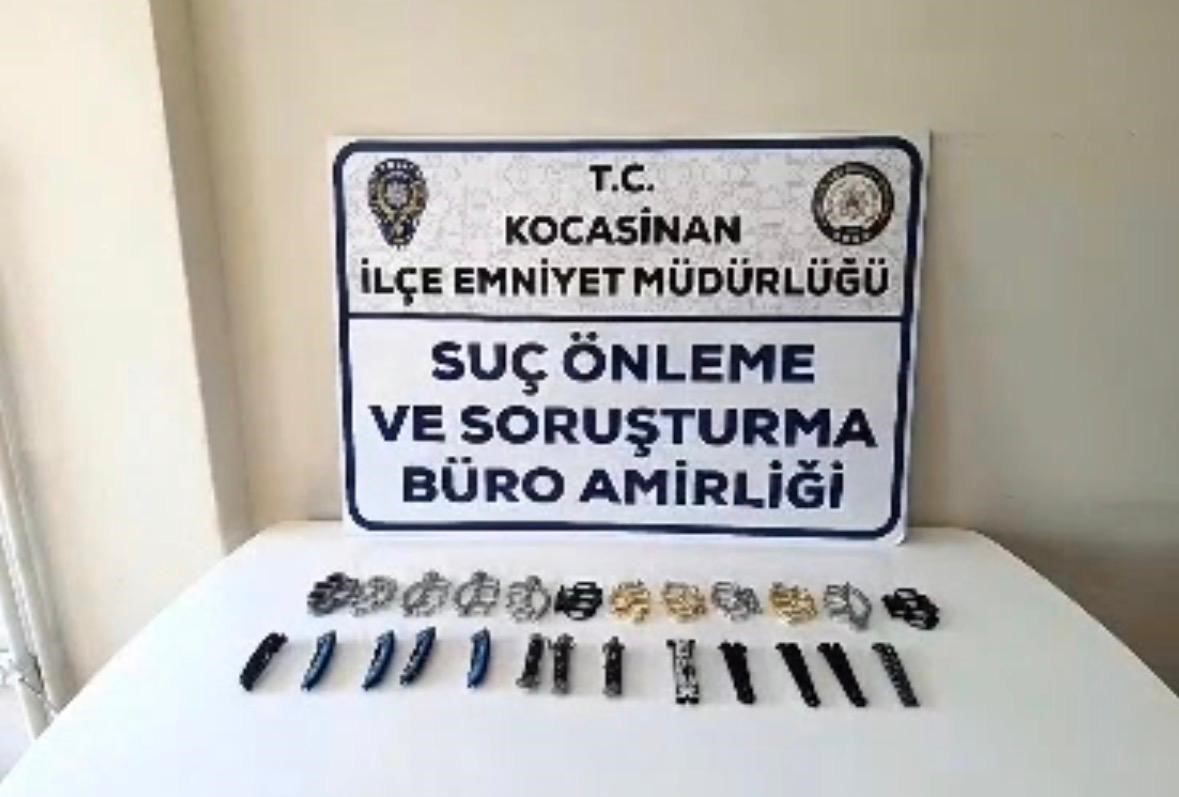Kayseri’de yasaklı bıçak operasyonu