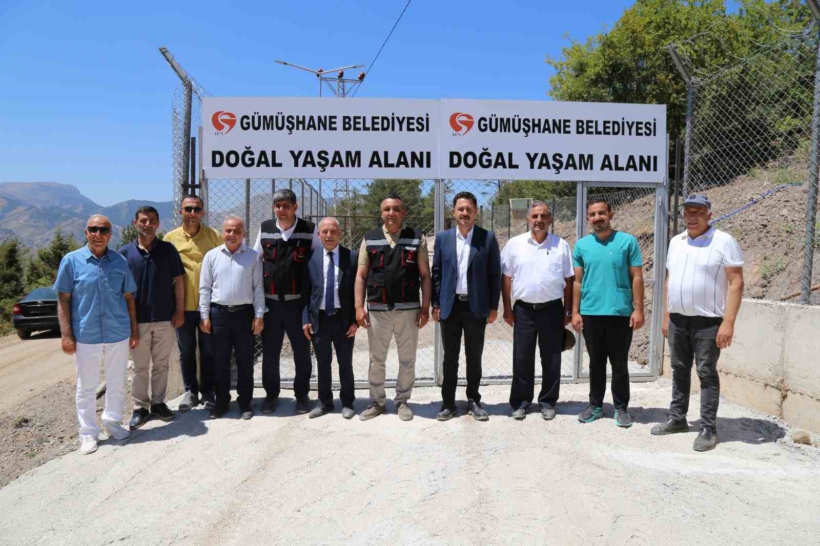 Gümüşhane’de sokak hayvanları için doğal yaşam alanı açıldı