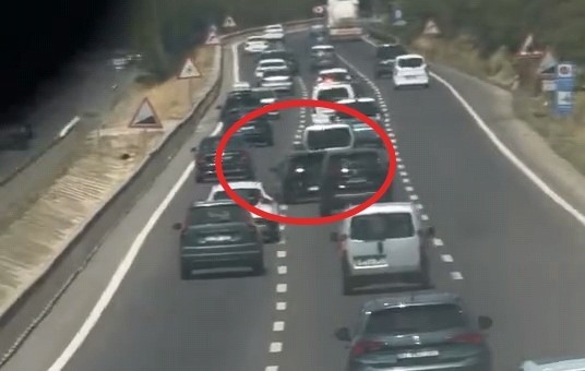 Makas atan sürücüye 10 bin lira ceza
