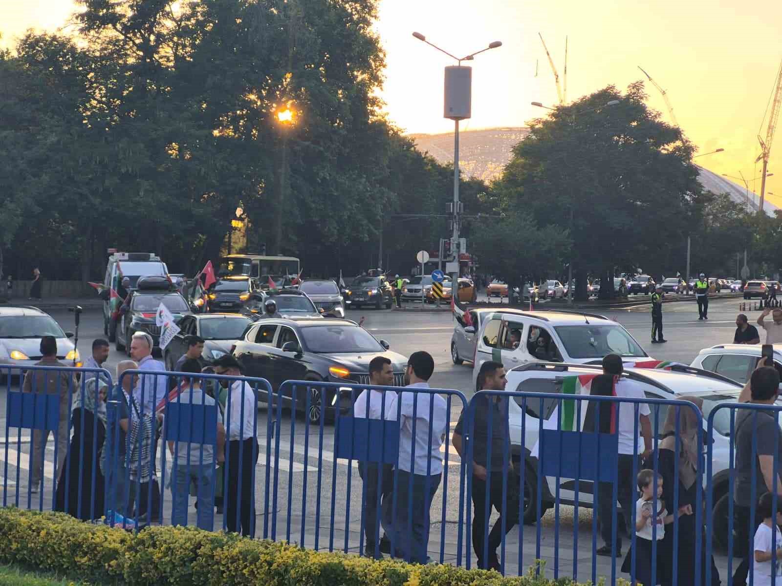 Bosna Hersek’ten yola çıkan "Filistin Konvoyu" karşılandı