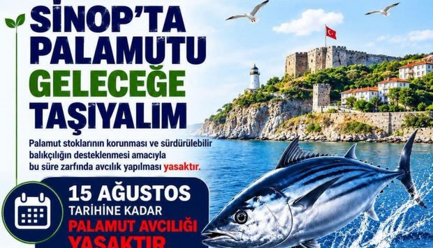 Sinop'ta balıkçılara ’palamut’ uyarısı