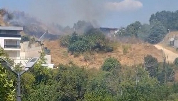 Otluk alanda çıkan yangın hızlı müdahale ile söndürüldü