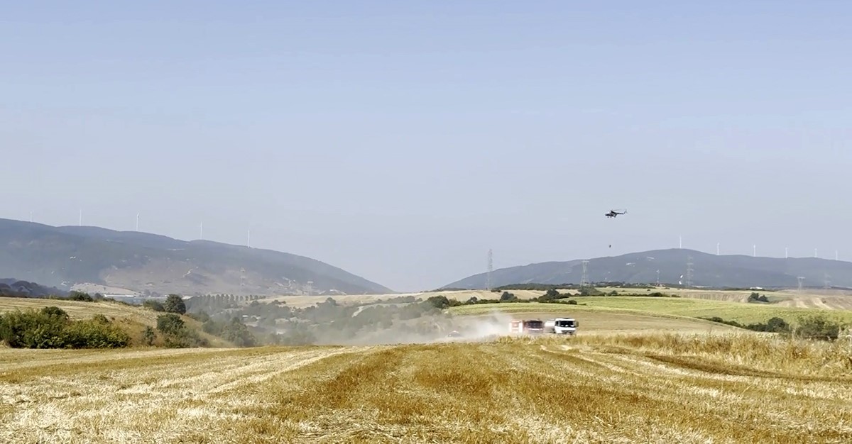 İnegöl’de orman yangınına müdahale başlatıldı