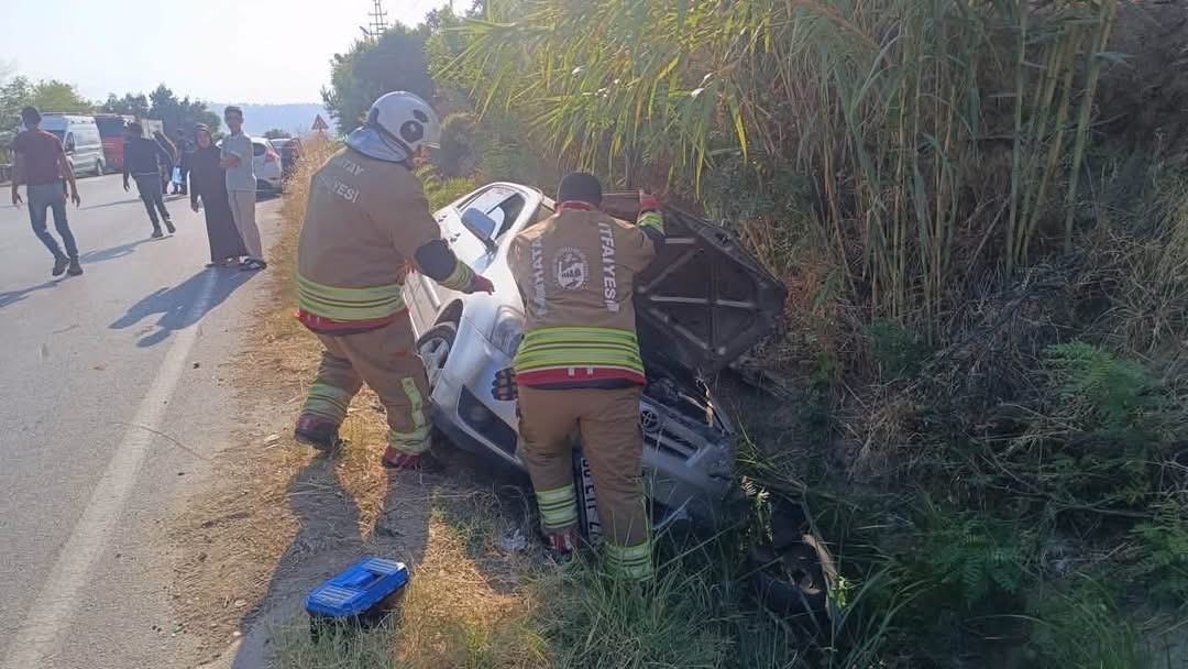 Kırıkhan’da trafik kazası: 1 yaralı