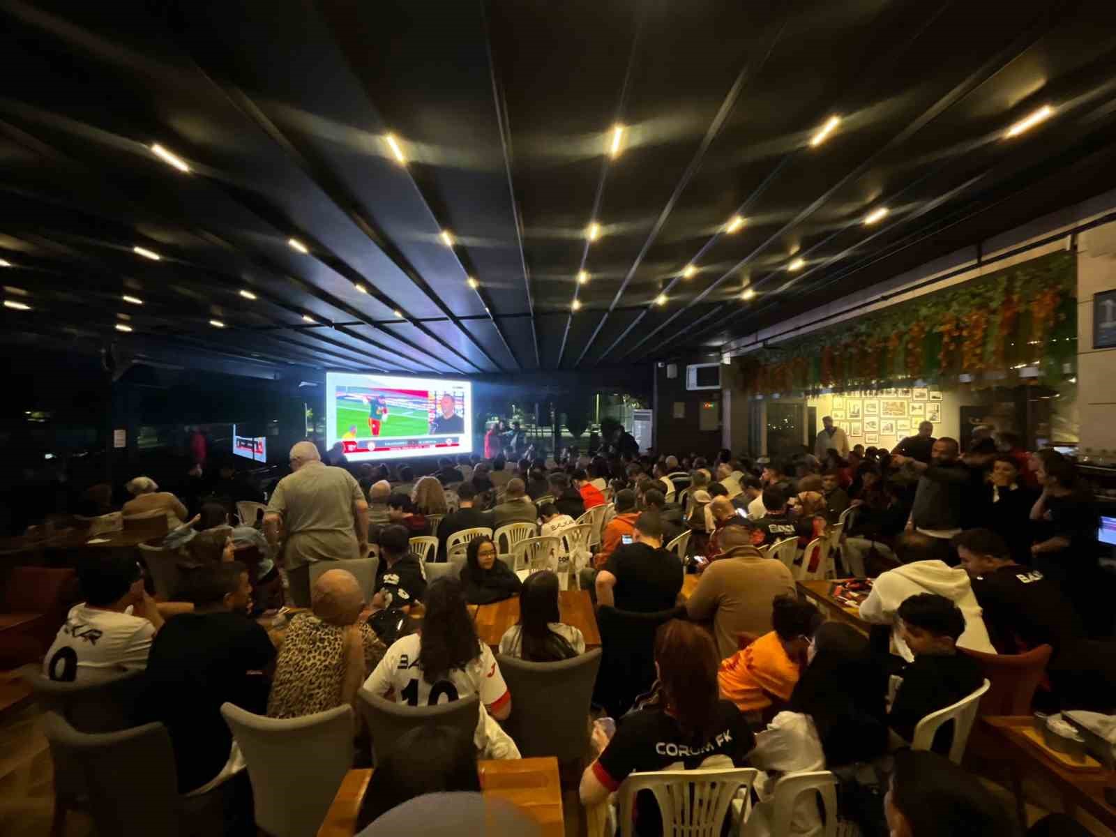 Çorum FK’ya taraftarından büyük destek