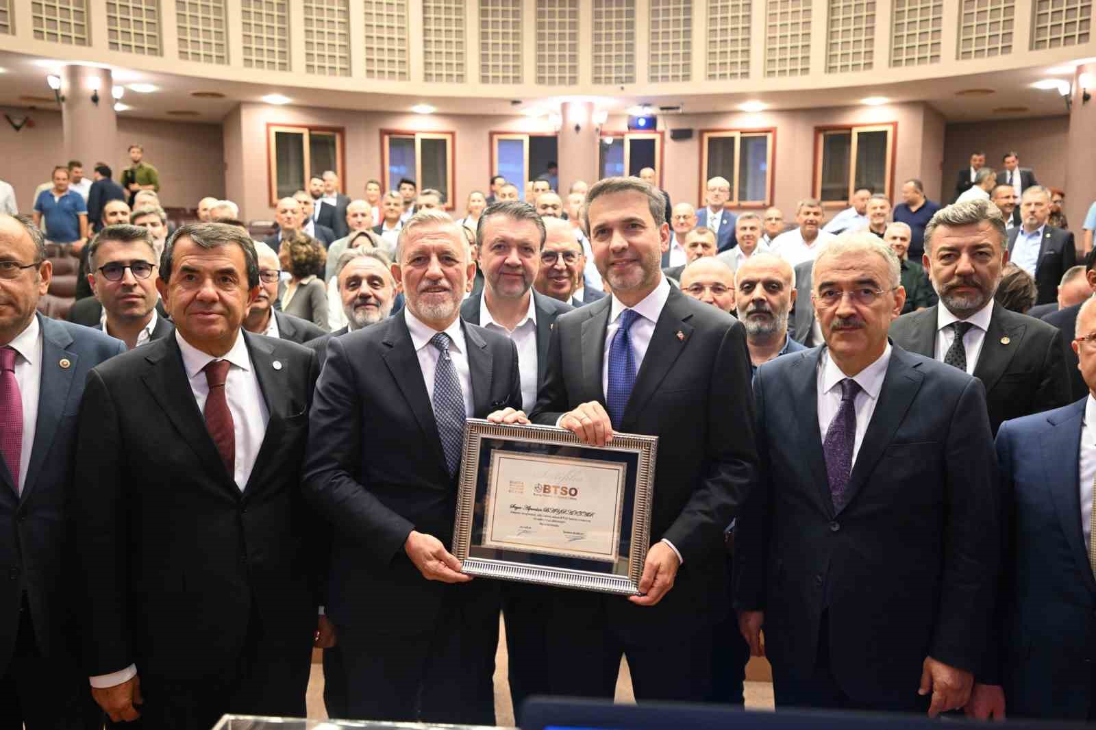 BTSO Meclisinin konuğu Bakan Alparslan Bayraktar