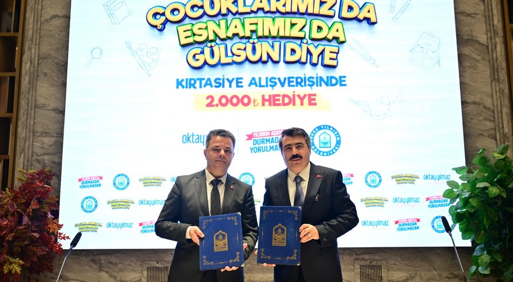 Yıldırım’da 6 bin öğrenciye kırtasiye desteği