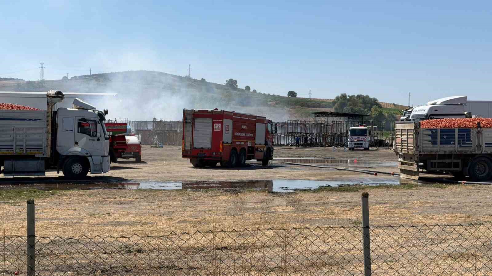 Bursa’daki fabrika yangını kontrol altına alındı