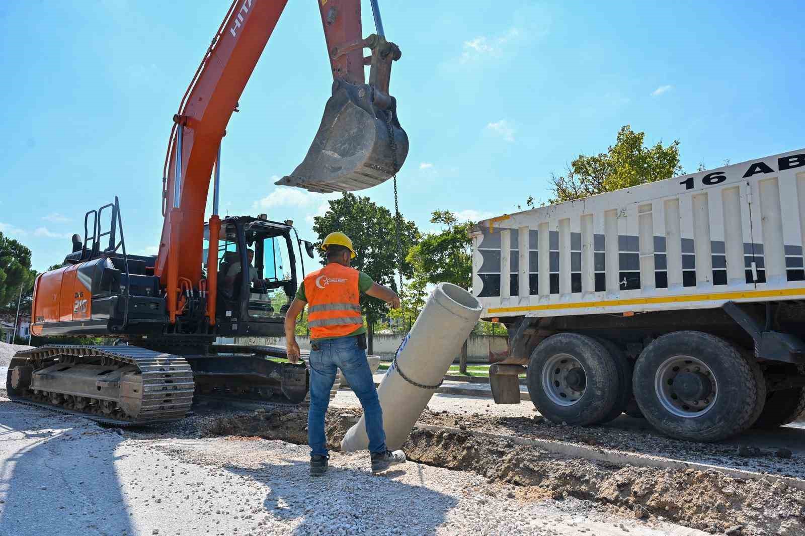Büyükşehir’den Kayapa TOKİ’de altyapıya kalıcı çözüm