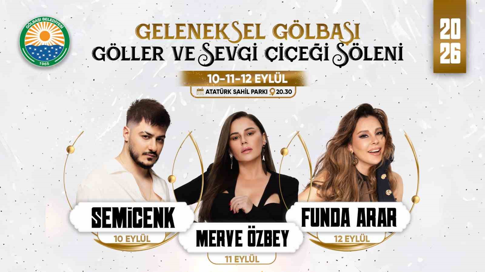 Gölbaşında konser heyecanı başlıyor