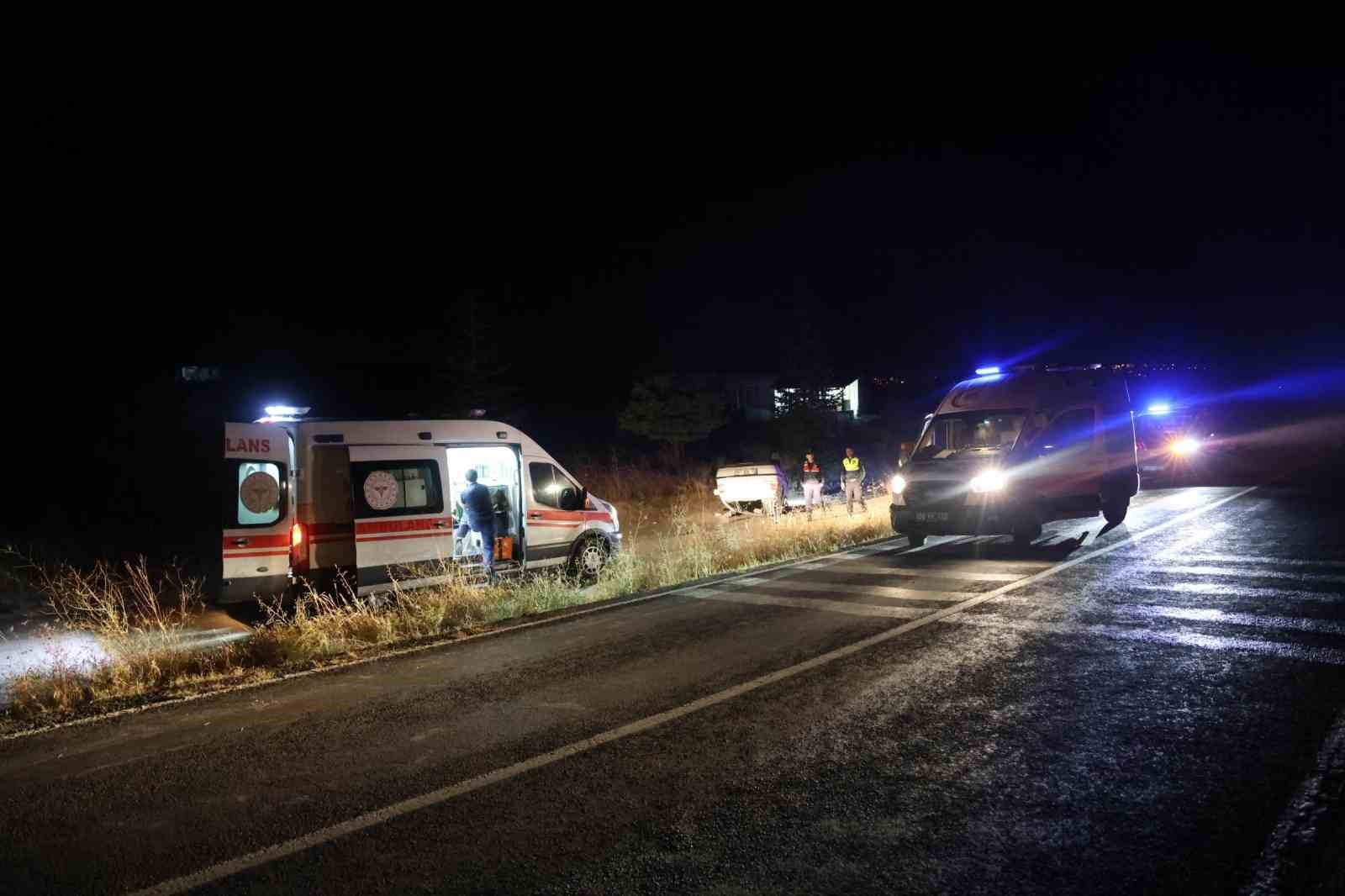 Nevşehir’de otomobil takla attı: 1’i ağır, 5 yaralı