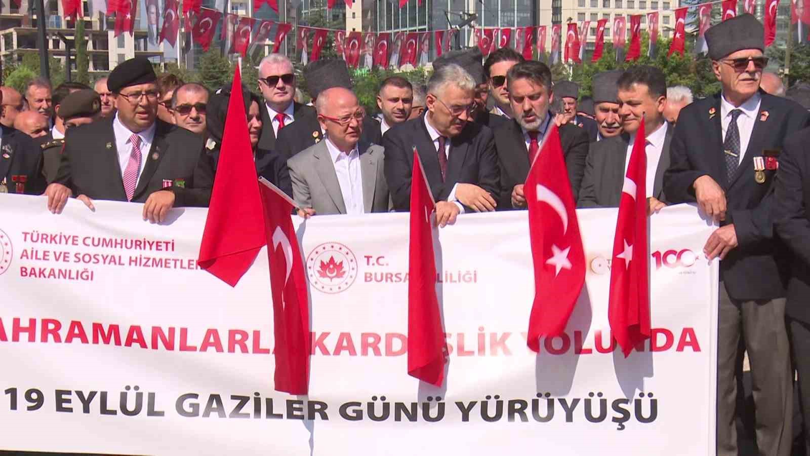 Bursa’da Gaziler Günü’nde şehitler ve gaziler anıldı