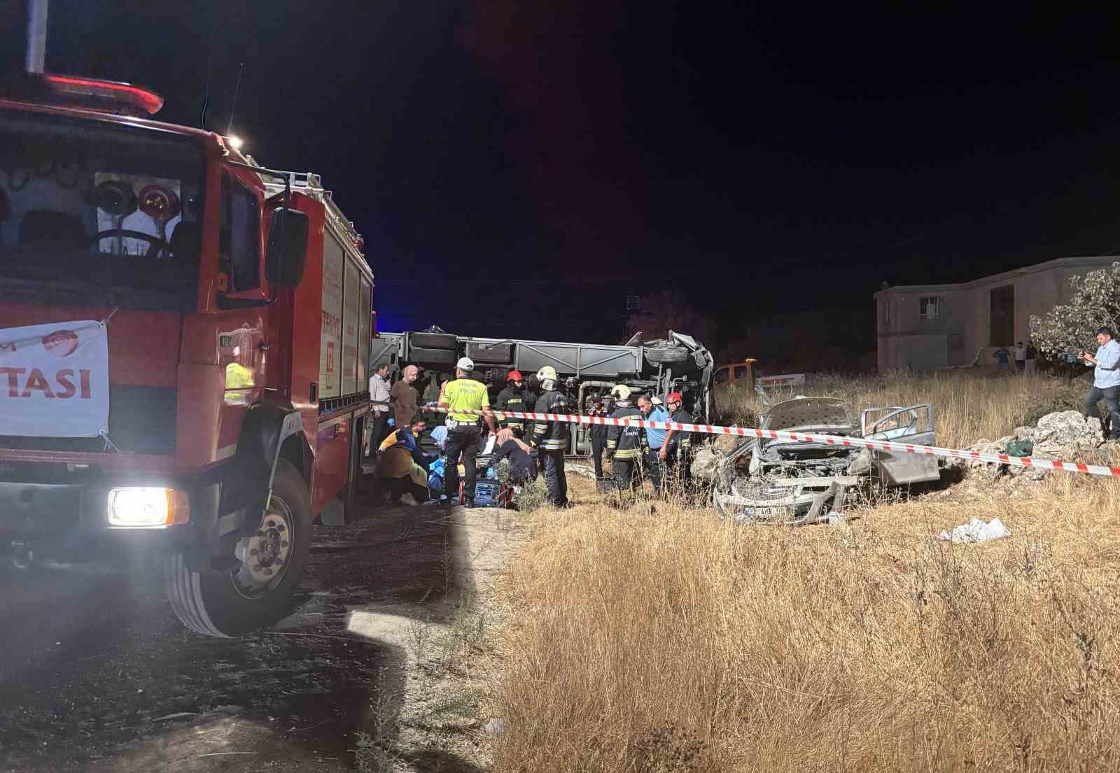 Gaziantep’te feci kaza: 5 ölü, 13 yaralı