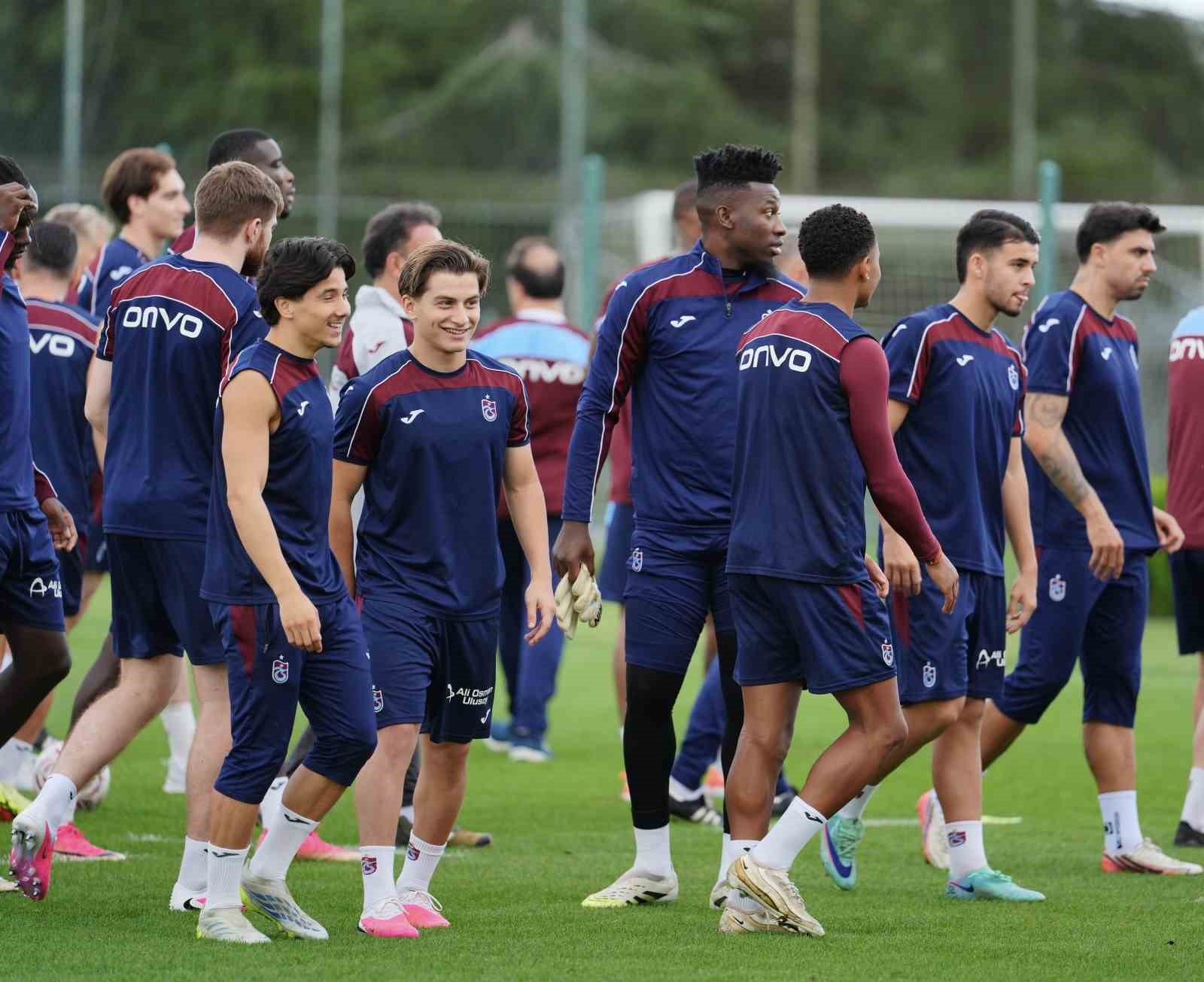 Trabzonspor’da Samsunspor maçı hazırlıkları devam etti