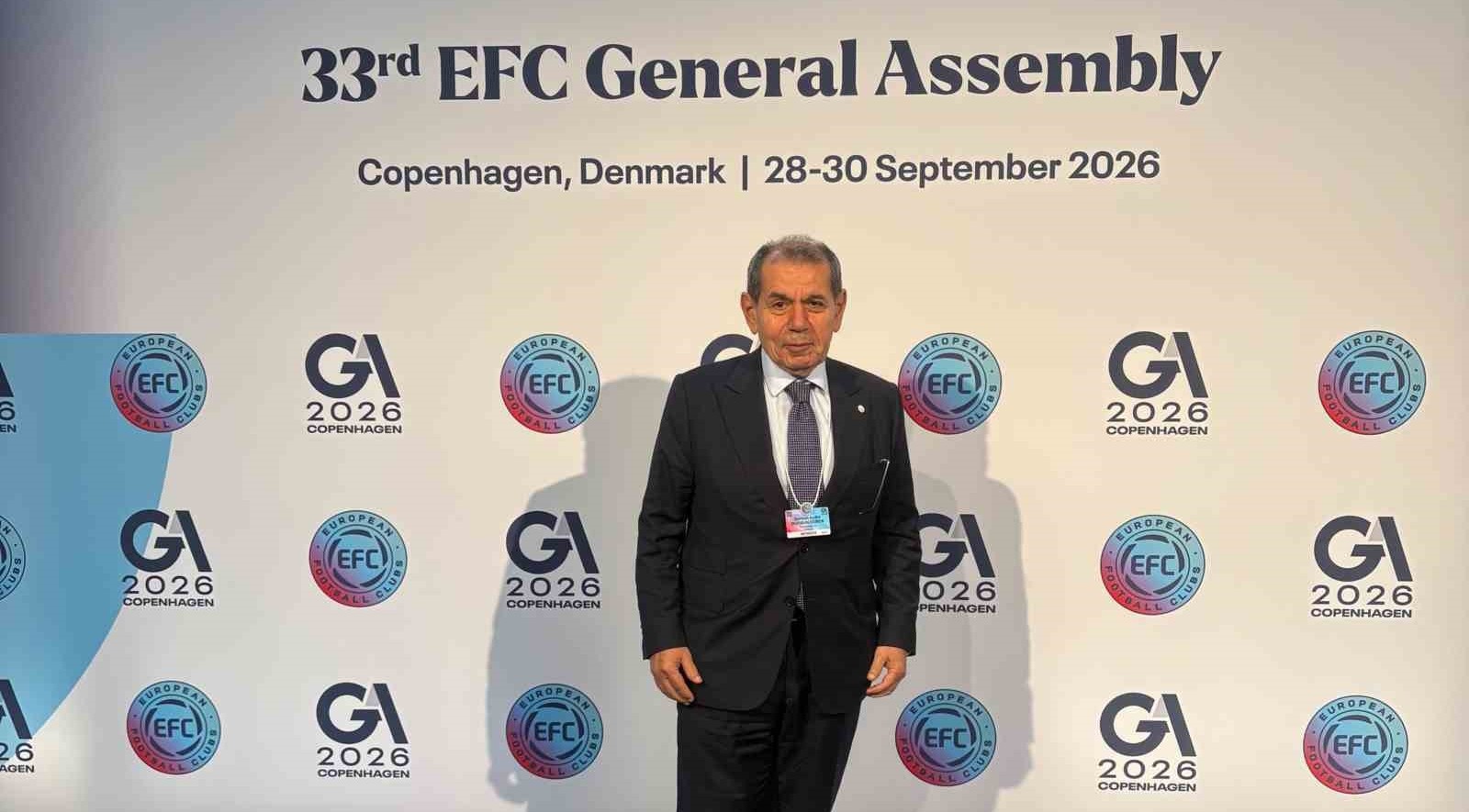 Dursun Özbek, EFC yönetim kuruluna seçildi