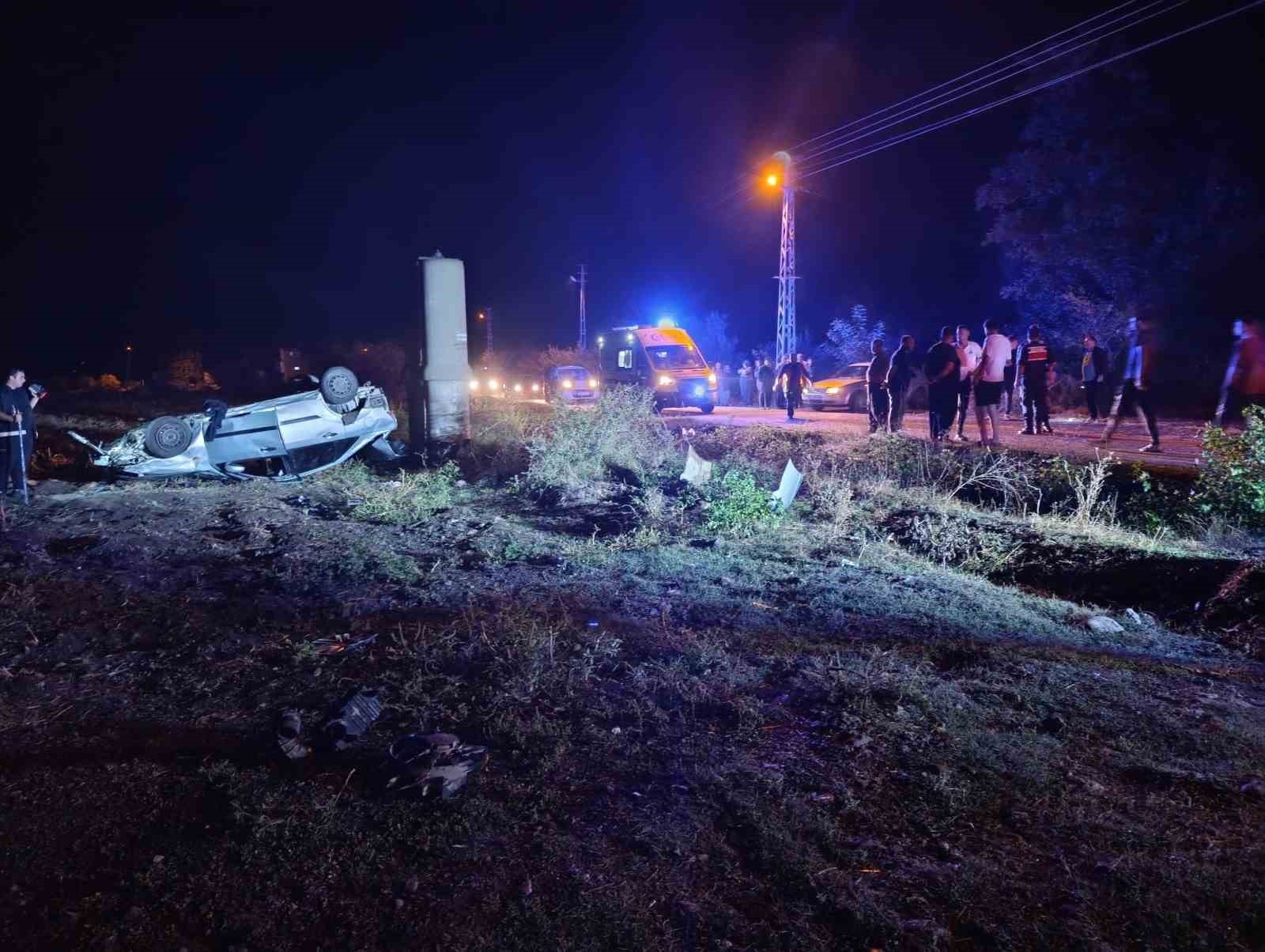 Osmaniye’de otomobil şarampole uçtu: 3 yaralı