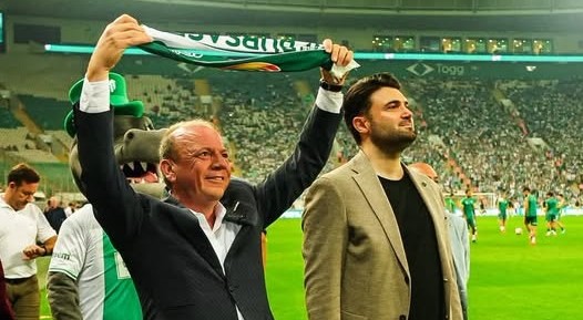 Bursaspor'dan Başkan Matlı'ya tebrik