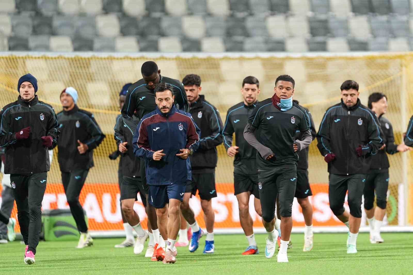 Trabzonspor’da KuPS maçı hazırlıkları tamamlandı