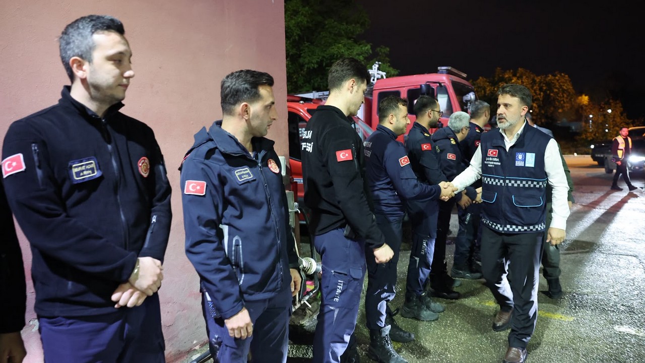 Bursa Büyükşehir’de yağmur teyakkuzu