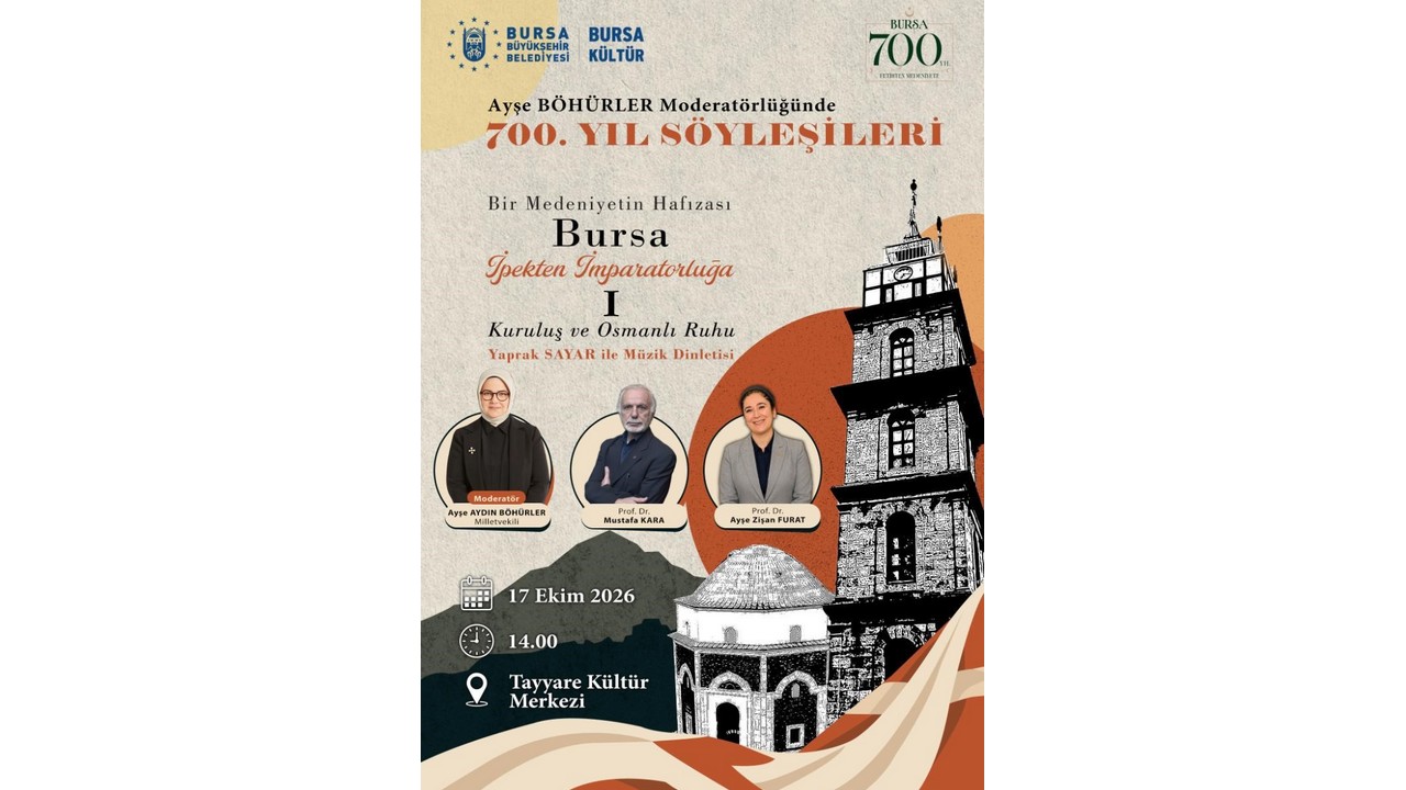Bursa’nın 700 yıllık mirası söyleşilerle anlatılacak