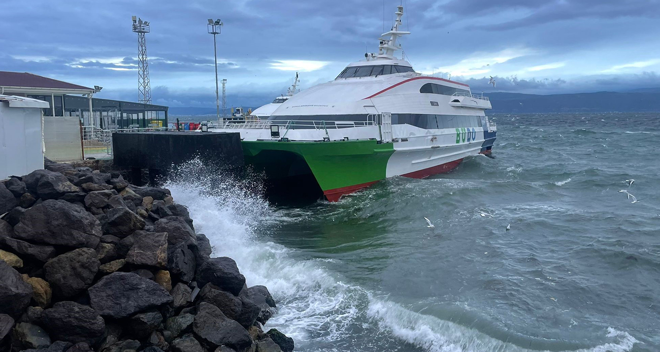 Bursa-İstanbul deniz otobüsü seferlerine hava engeli