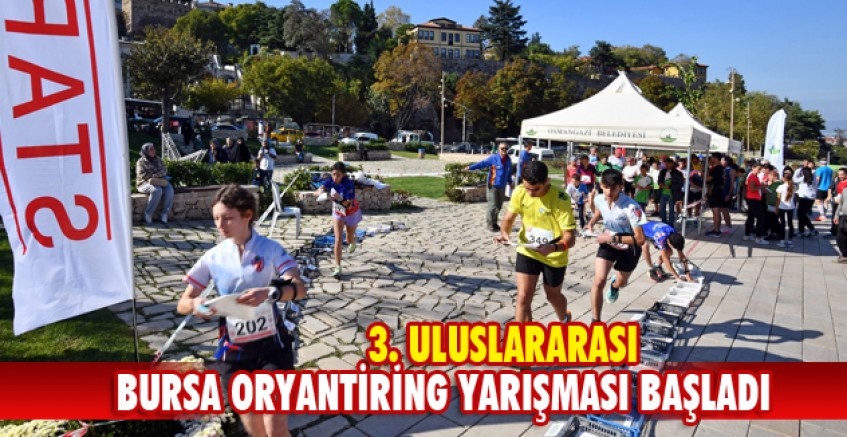3. Uluslararası Bursa Oryantiring Yarışması başladı